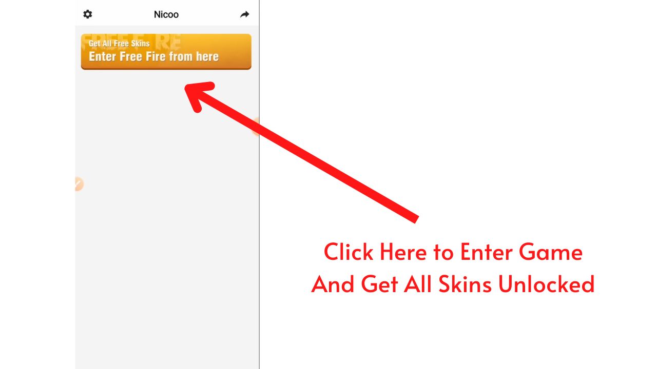 nicoo free fire unlock all skin